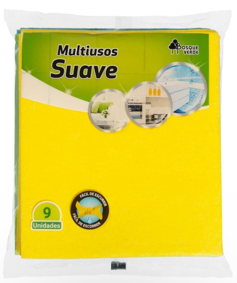 Bayeta suave multiusos Bosque Verde