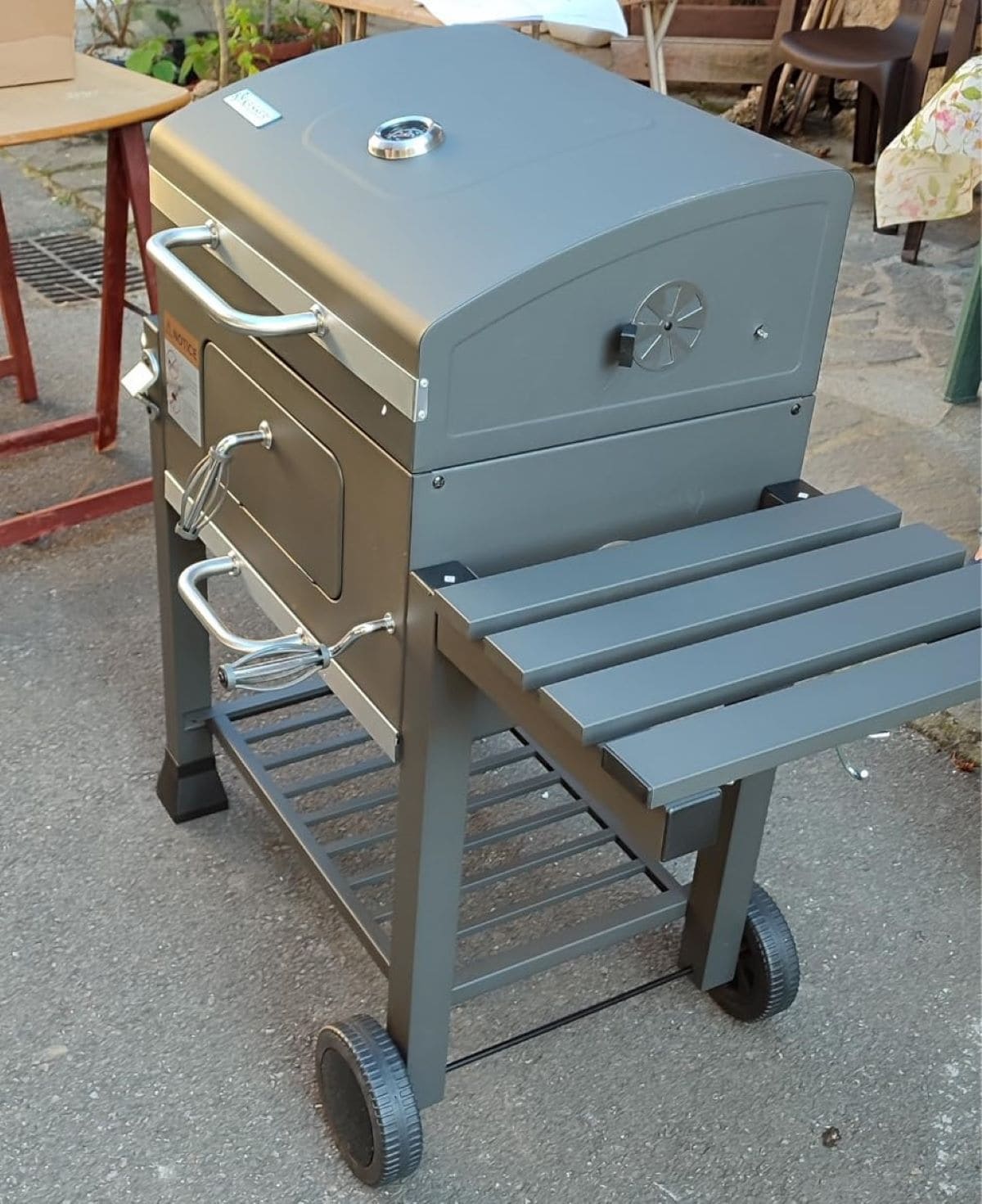 Barbacoa de carbón KESSER de Amazon