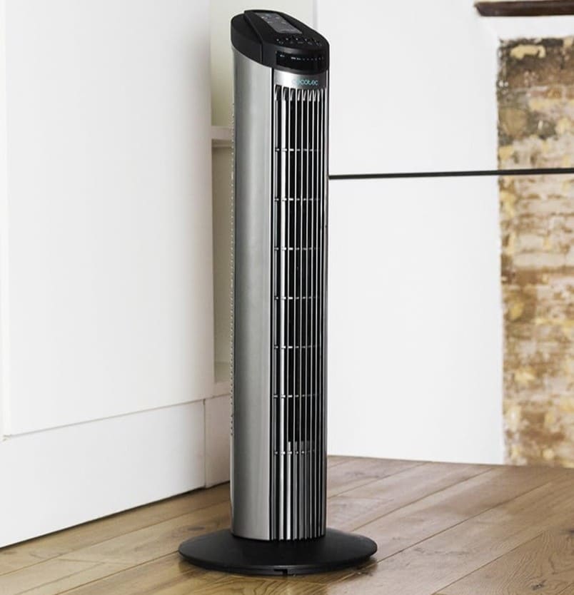 Cecotec Ventilador de Torre Digital con Temporizador y Mando a Distancia EnergySilence de Amazon