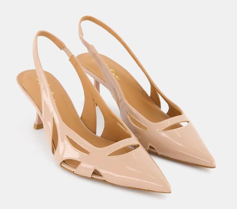 Zapatos de salón destalonados con tacón embudo - Línea Atelier Latouche (1)