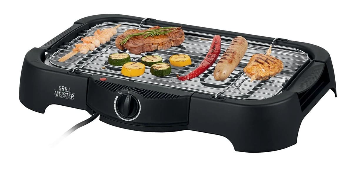 Plancha eléctrica de sobremesa de 900 W