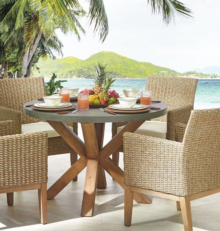 La colección de comedor de jardín Breda con sillón Bastia de El Corte Inglés