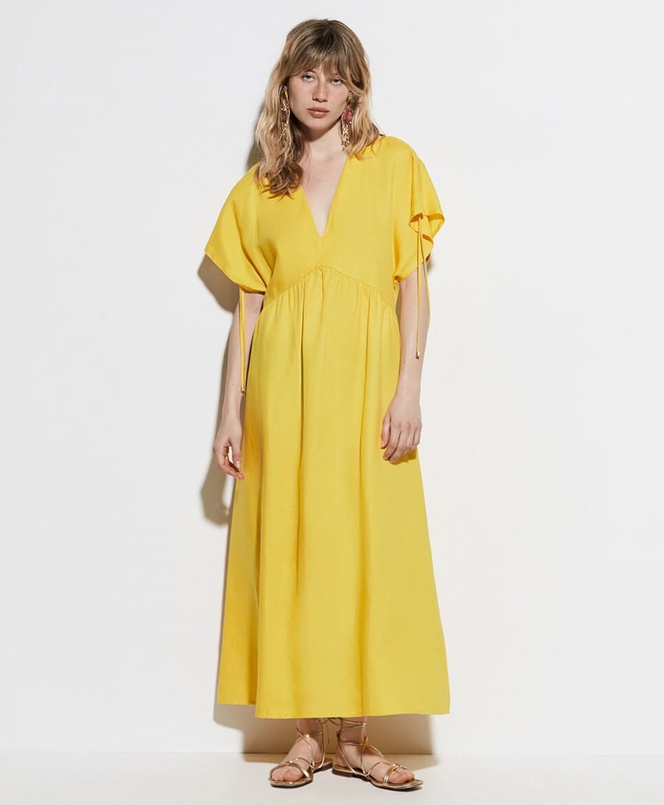 Sfera vestido frunce hombro de El Corte Inglés