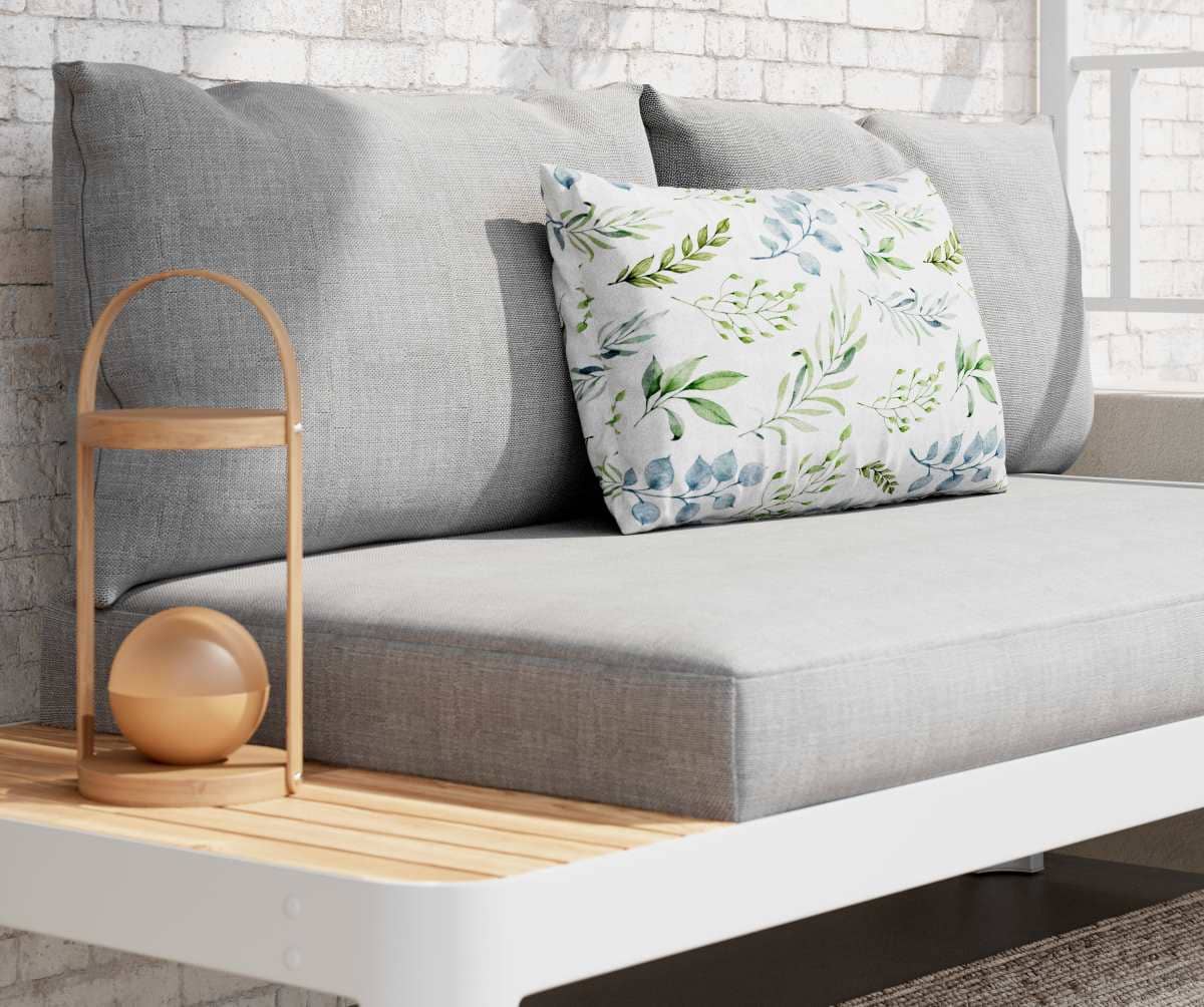 Set de porche Clara de aluminio blanco para 5 personas de Leroy Merlin