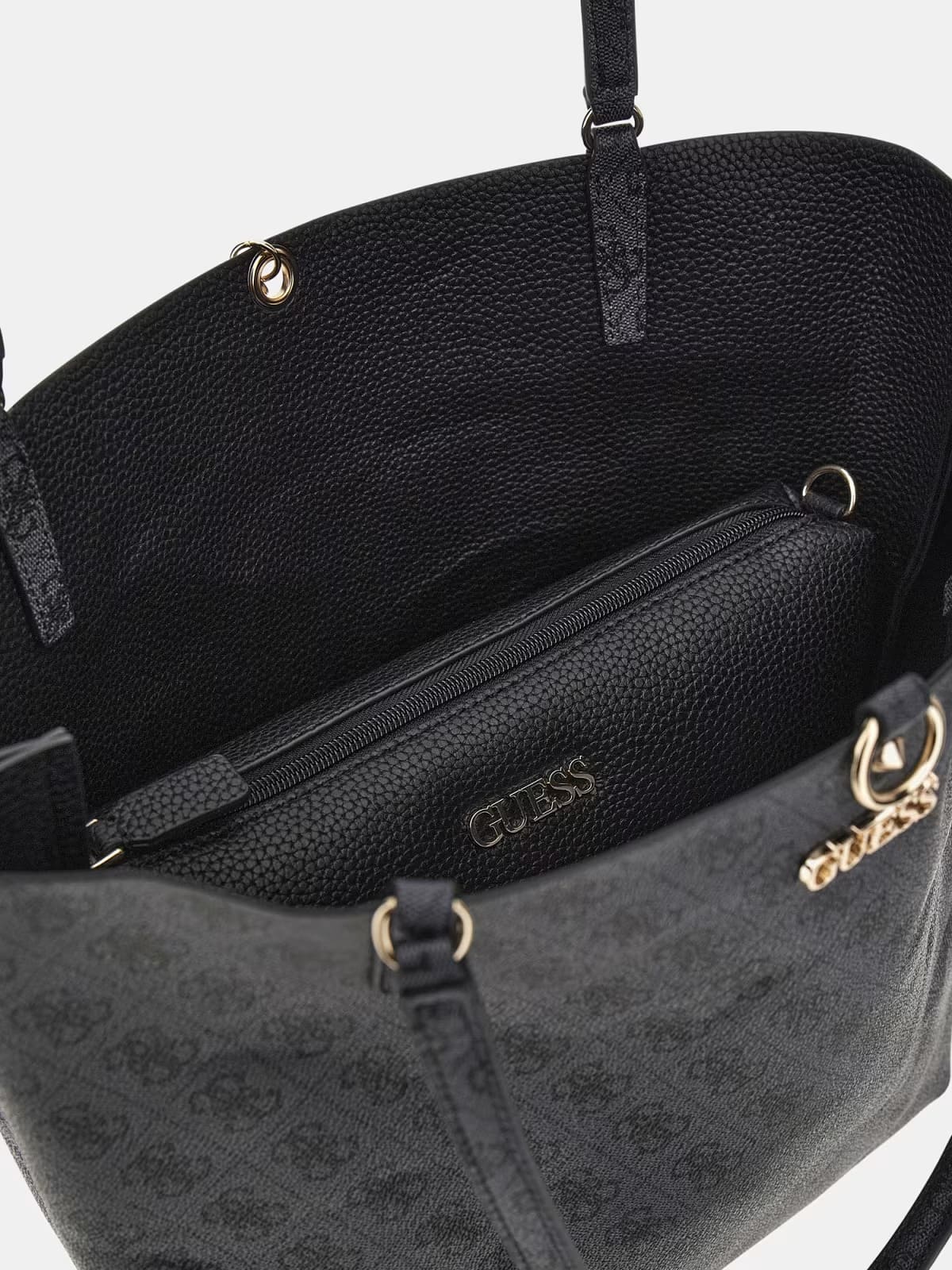 El bolso shopper alby logotipo 4g en color negro de Guess