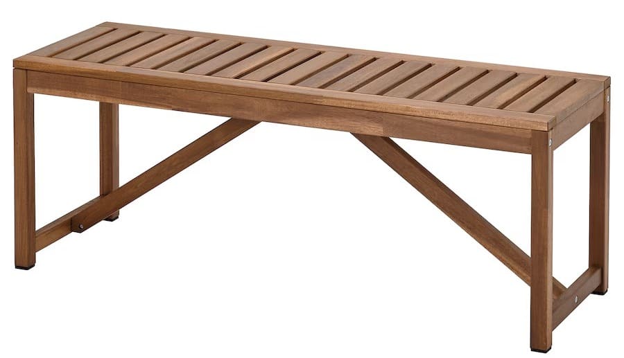 El banco de jardín NÄMMARÖ de Ikea