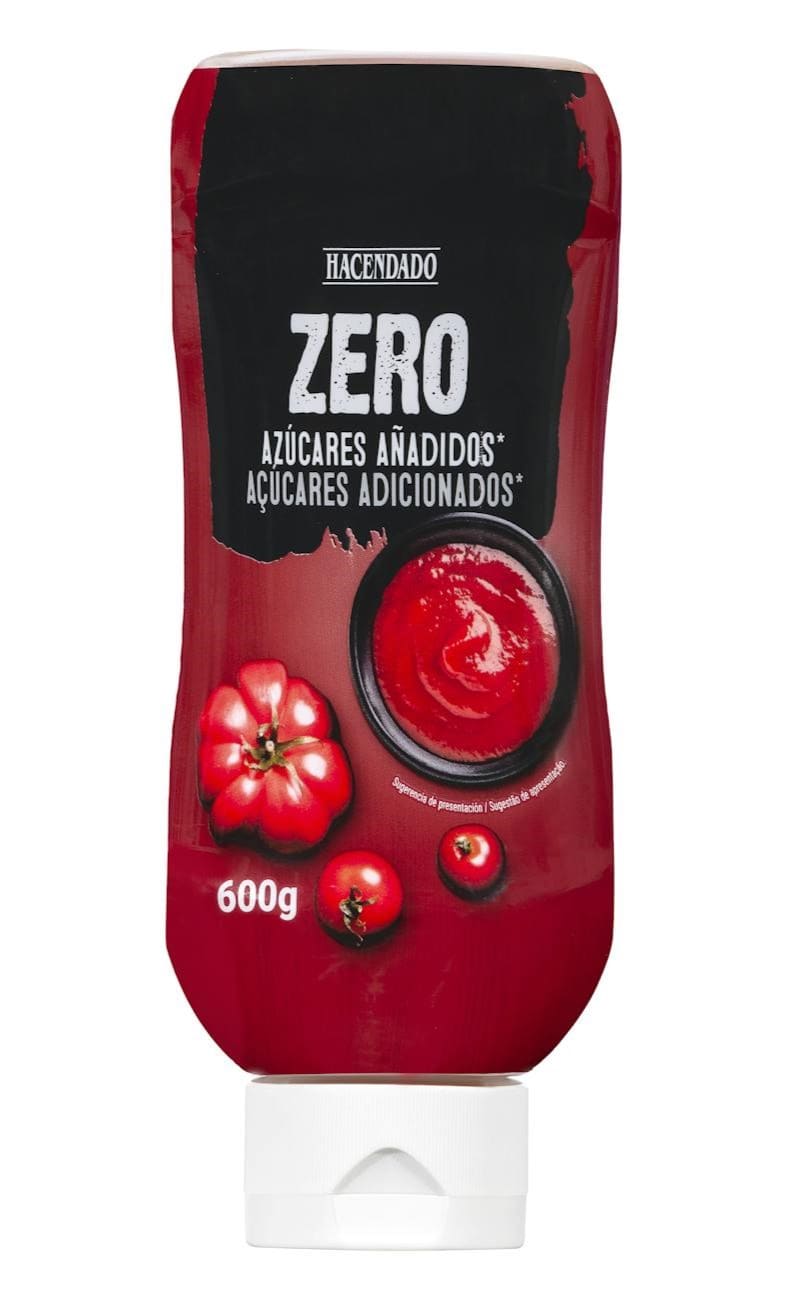Kétchup zero azúcares añadidos Hacendado
