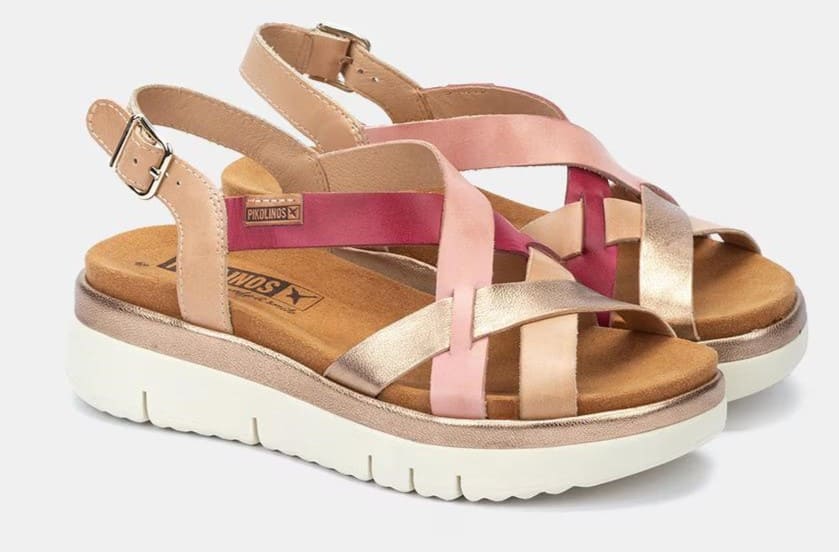 Sandalias planas Palma en piel