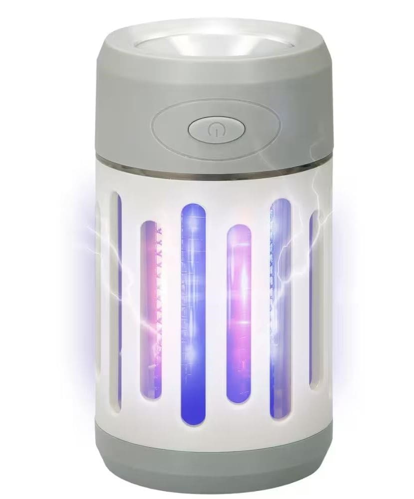 Lámpara mata mosquitos UV con linterna LED Aktive