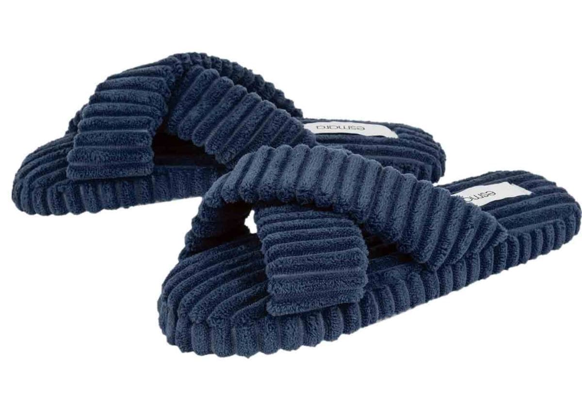 Zapatillas de felpa de estar por casa para mujer