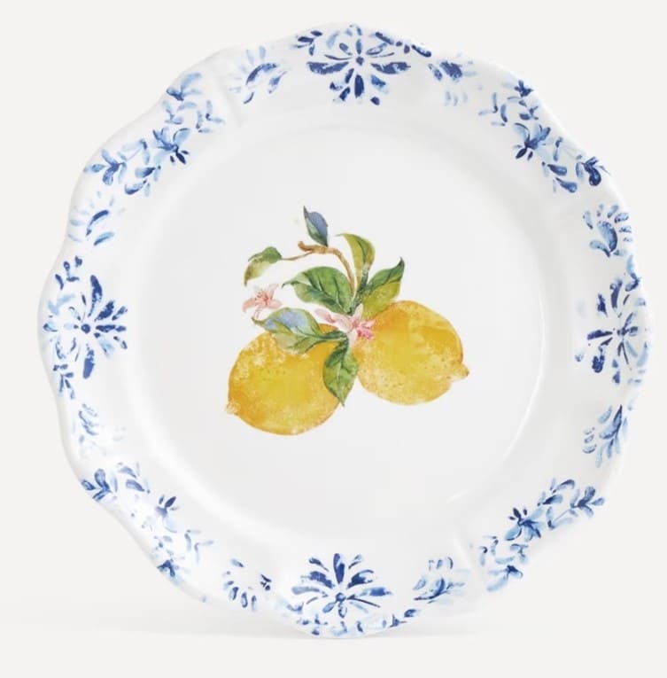 Plato de postre Lemon