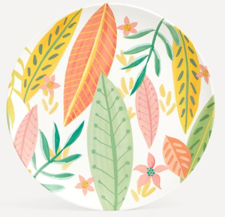 Plato llano de melamina Selvática Basics 