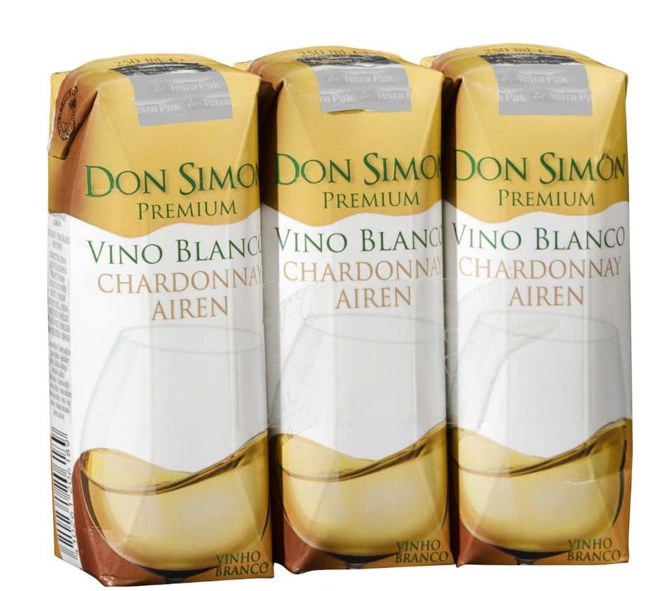 Vino blanco Don Simón chardonnay airén