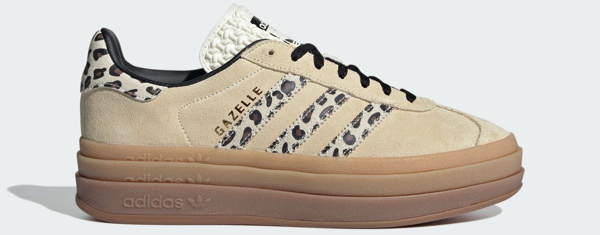 Zapatillas Adidas Gazelle Bold con estampado animal print