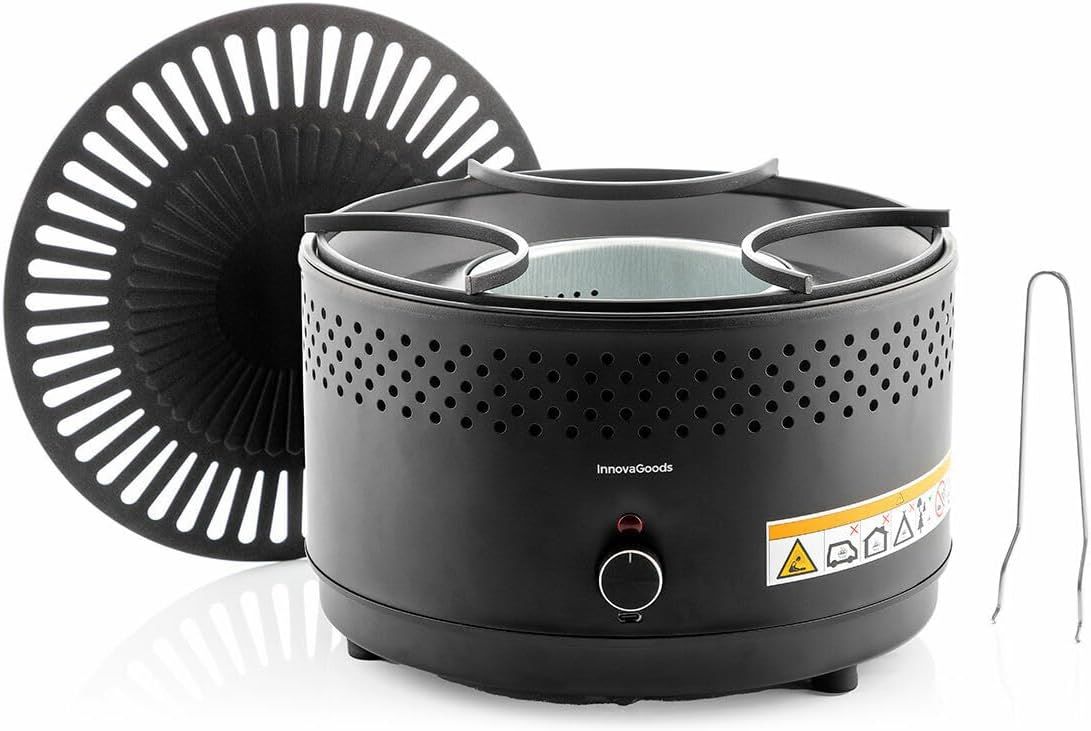 Barbacoa de carbón sin humo InnovaGoods de Amazon