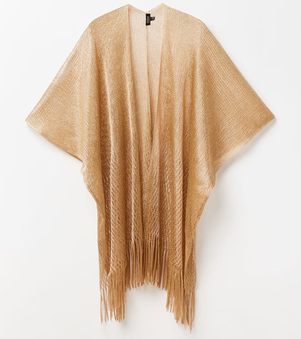 El nuevo kimono red lurex de Sfera en El Corte Inglés