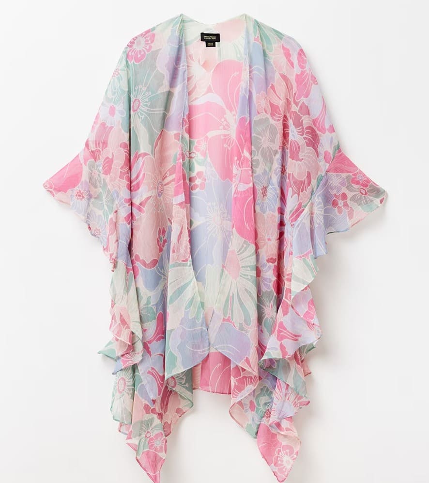 El nuevo kimono gasa con volantes de Sfera en El Corte Inglés