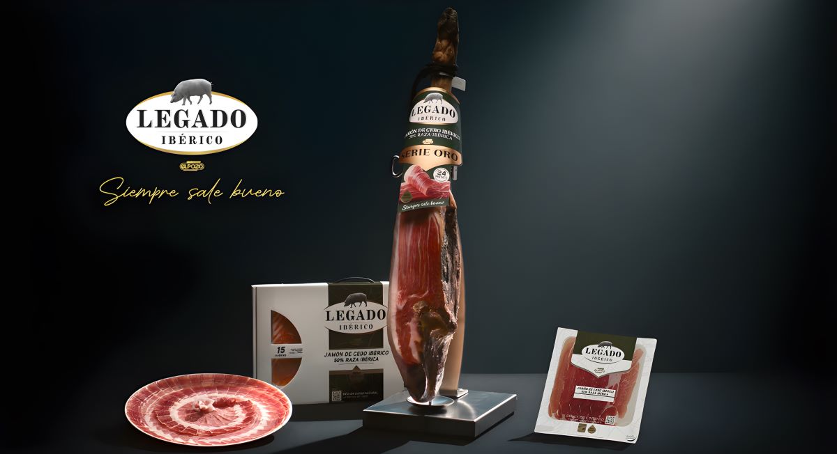 Maletín jamón ibérico el Legado Ibérico de El Pozo edición especial Carlos Alcaraz