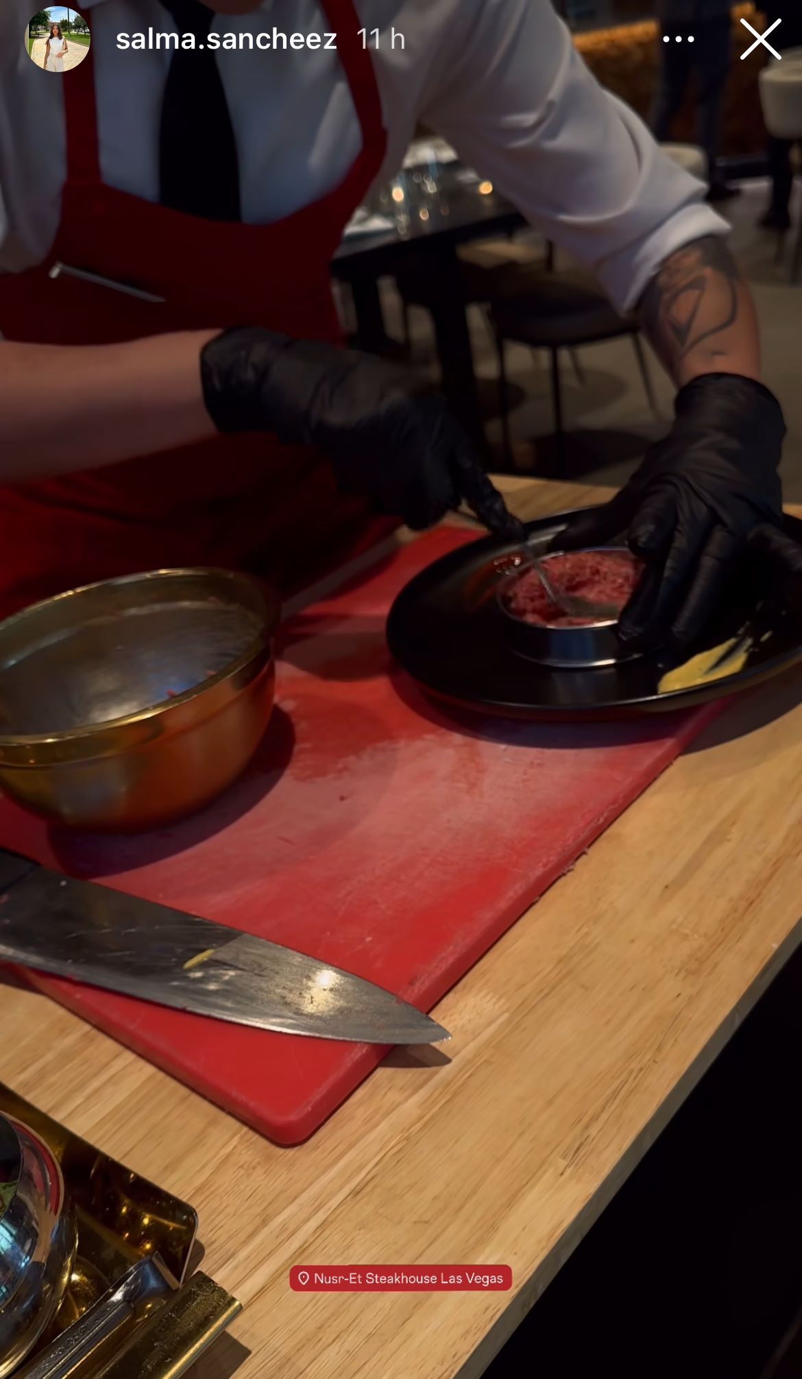 Joaquín visita el restaurante de Salt Bae en Las Vegas junto a Susana y sus hijas | Instagram