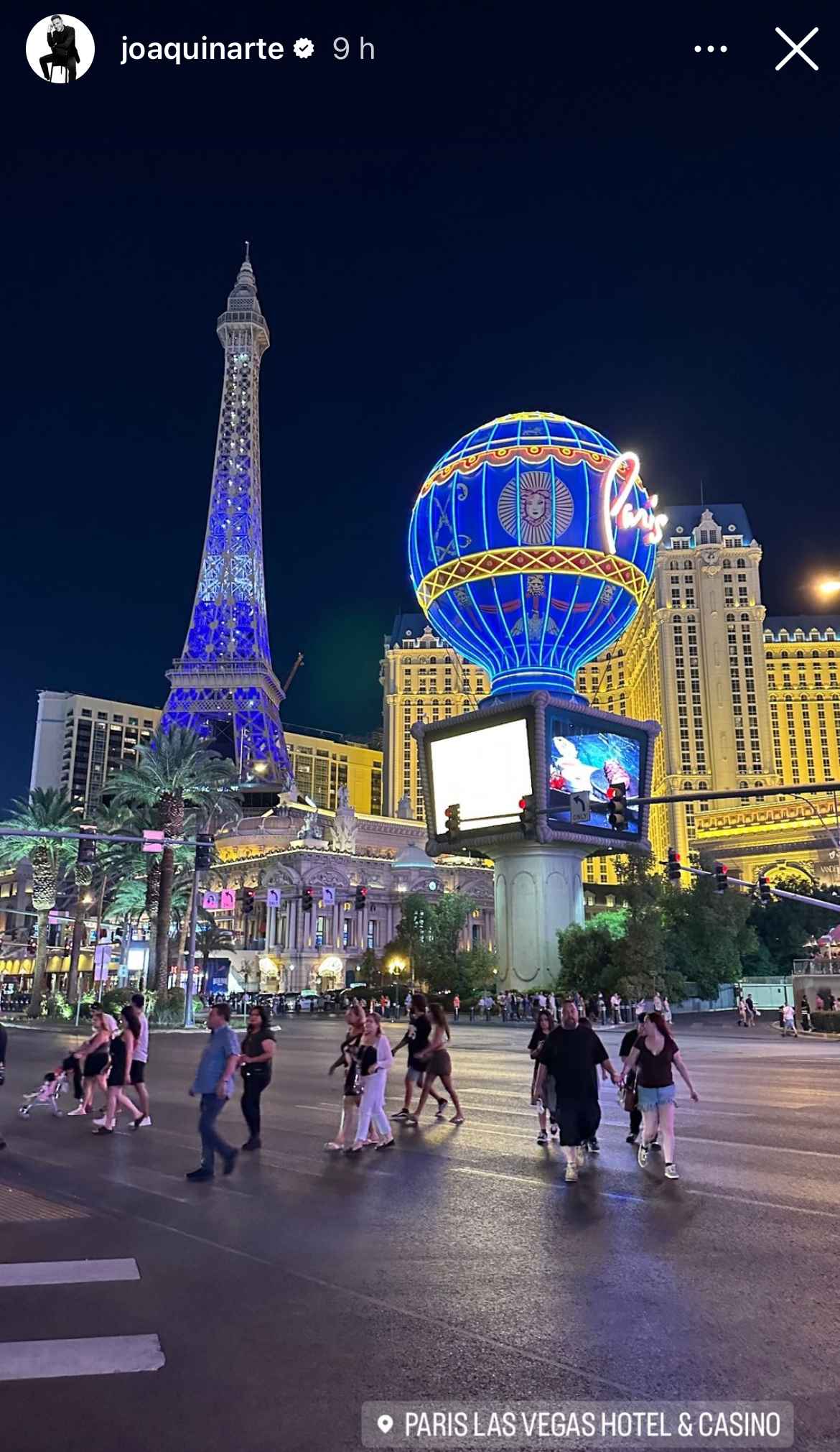 Joaquín visita Las Vegas junto a Susana y sus hijas | Instagram