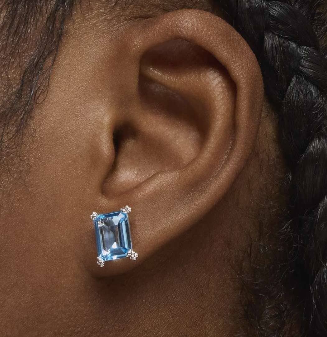 Pendientes de plata y topacio Color Pills de TOUS