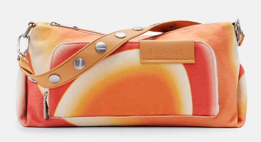 Bolso de mano M canvas degradado