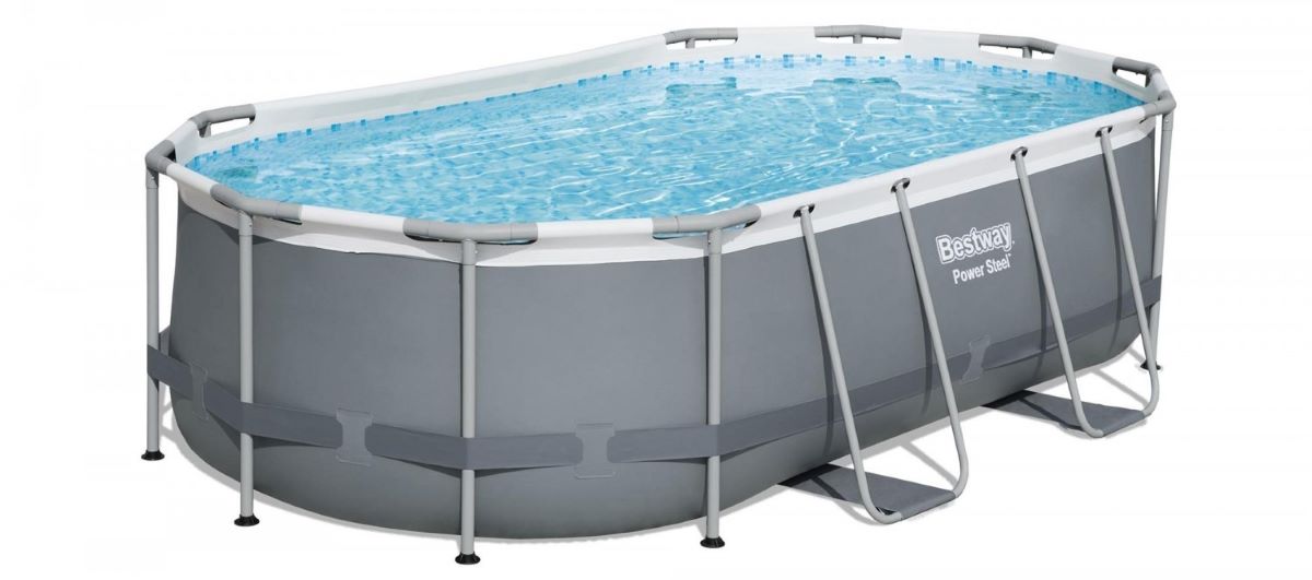 Piscina desmontable Bestway Power Steel ovalada de Carrefour