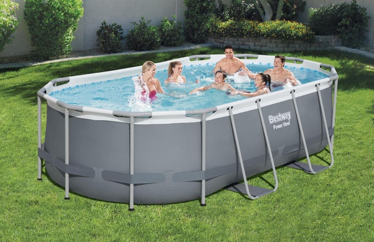 Piscina desmontable Bestway Power Steel ovalada de Carrefour