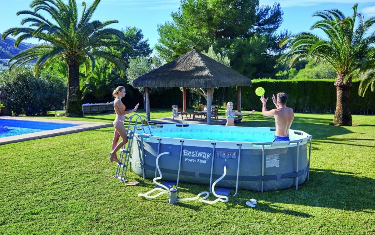 Piscina desmontable Bestway Power Steel ovalada de Carrefour