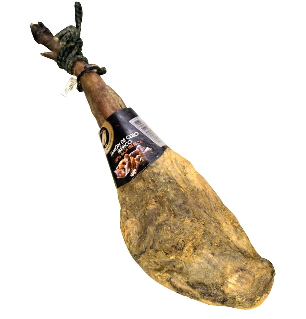 La pata de jamón de cebo ibérico 50% raza ibérica AUCHAN Gourmet de Alcampo