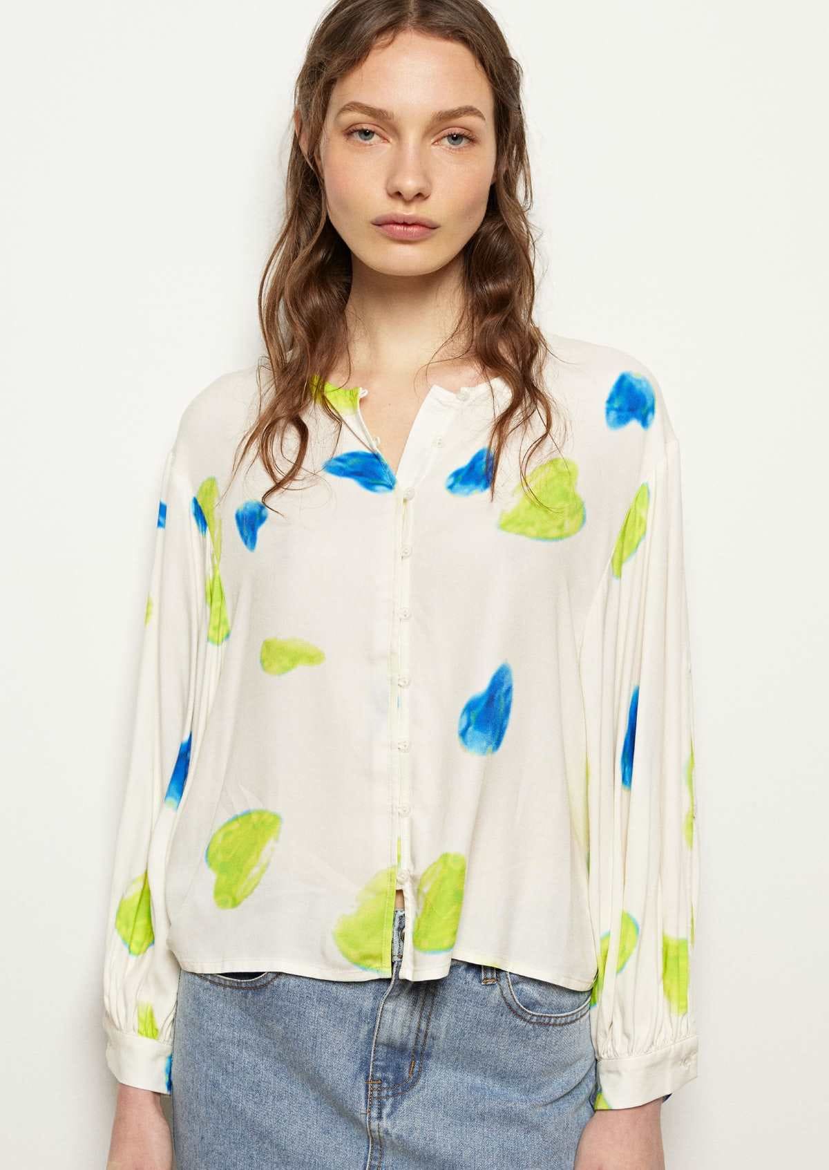 Camisa estampada corazones de Parfois