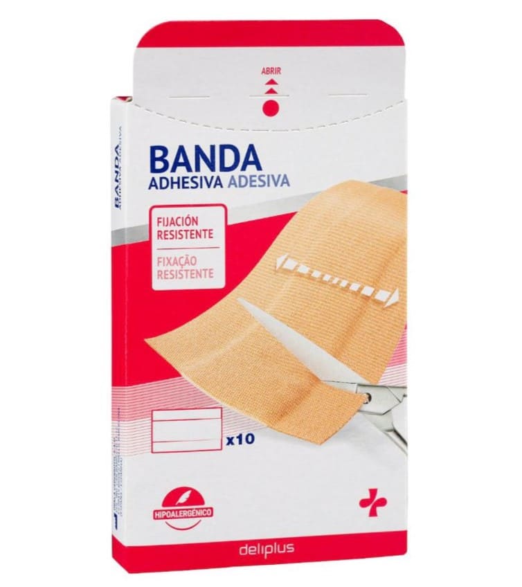 Bandas adhesivas fijación fuerte a la piel Deliplus
