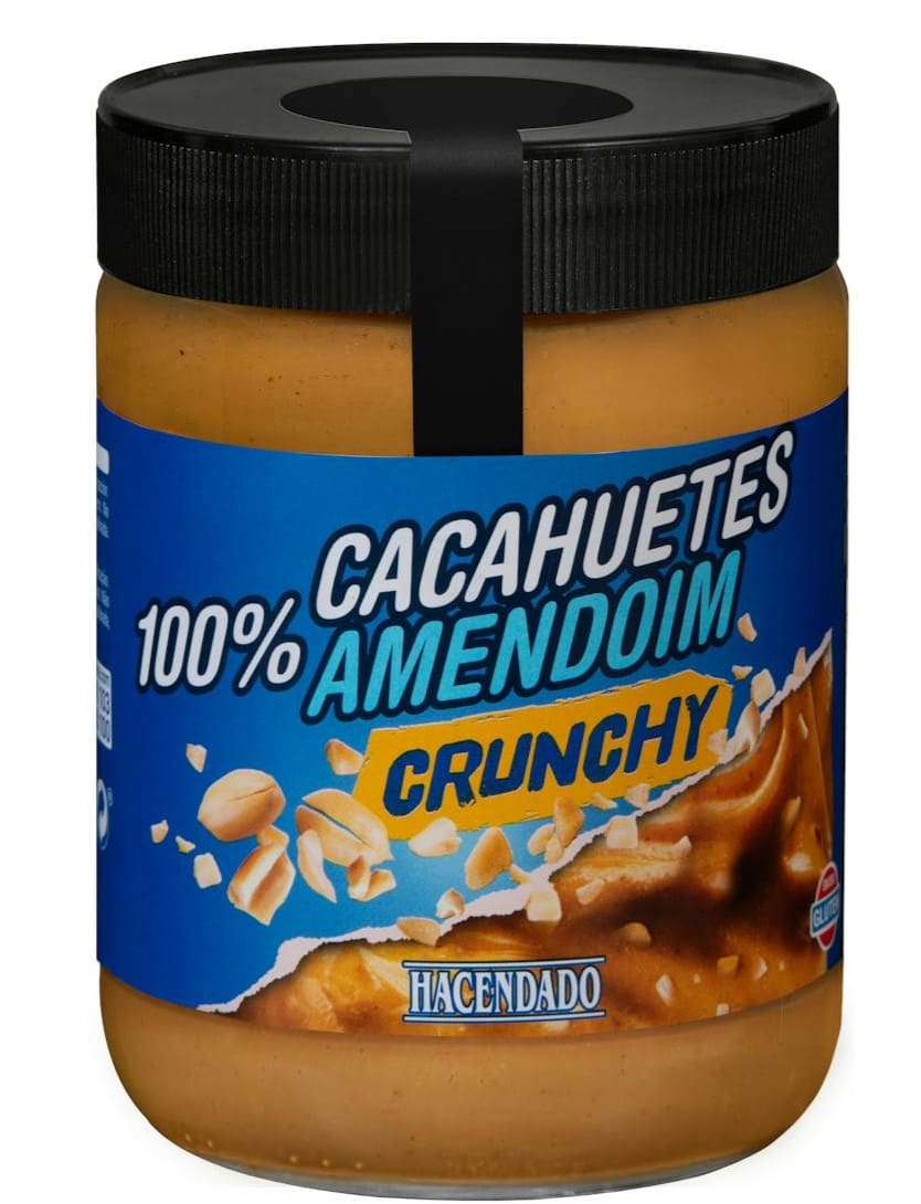 Crema de cacahuete 100 Crunchy Hacendado