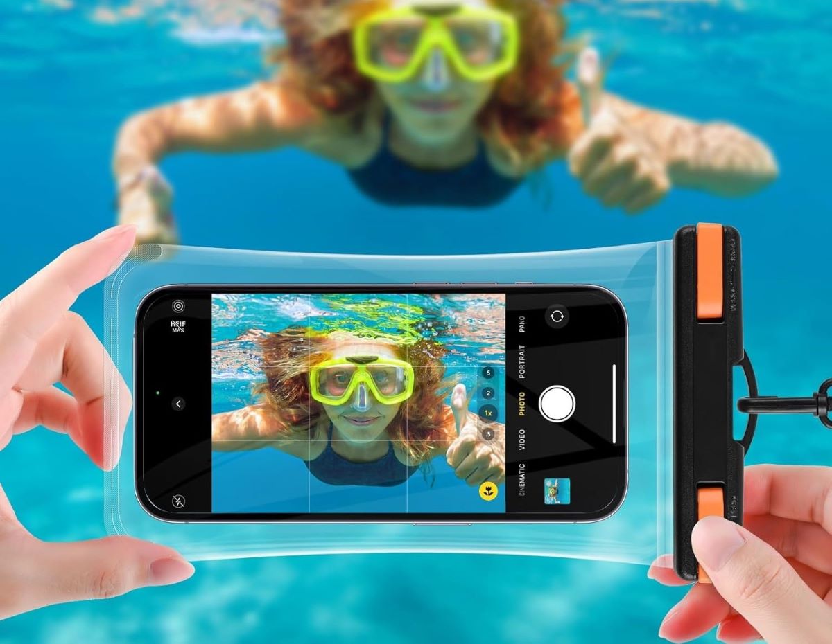 Funda impermeable para móvil CITAMAMA de Amazon