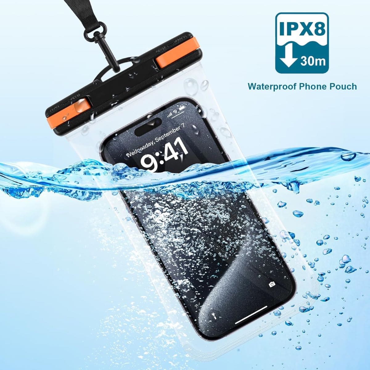 Funda impermeable para móvil CITAMAMA de Amazon