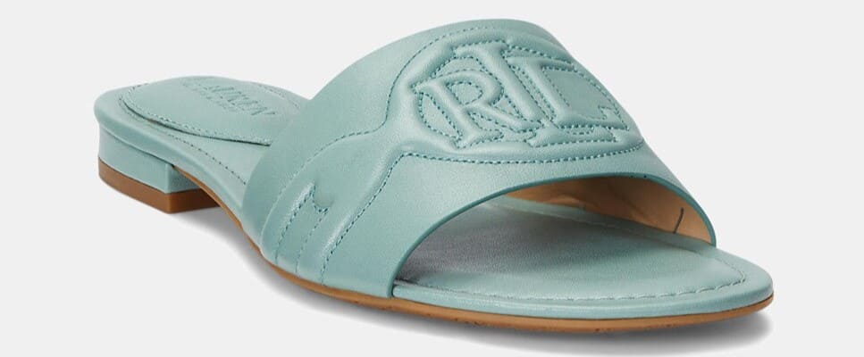 Ralph Lauren Sandalias planas Alegra de mujer tipo pala en piel en El Corte Inglés