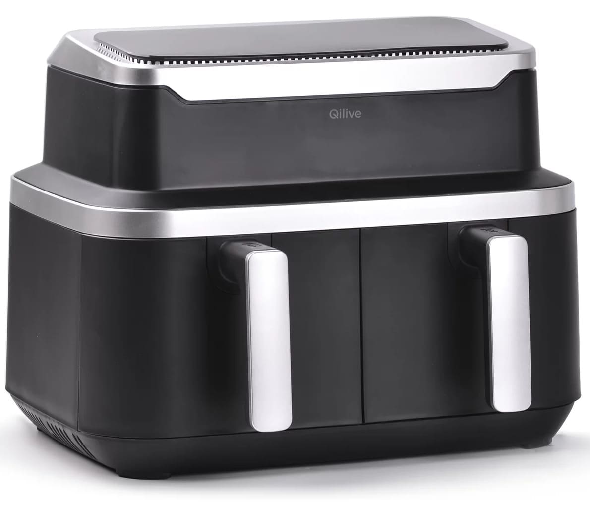 La freidora de aire con doble compartimento QILIVE de Alcampo