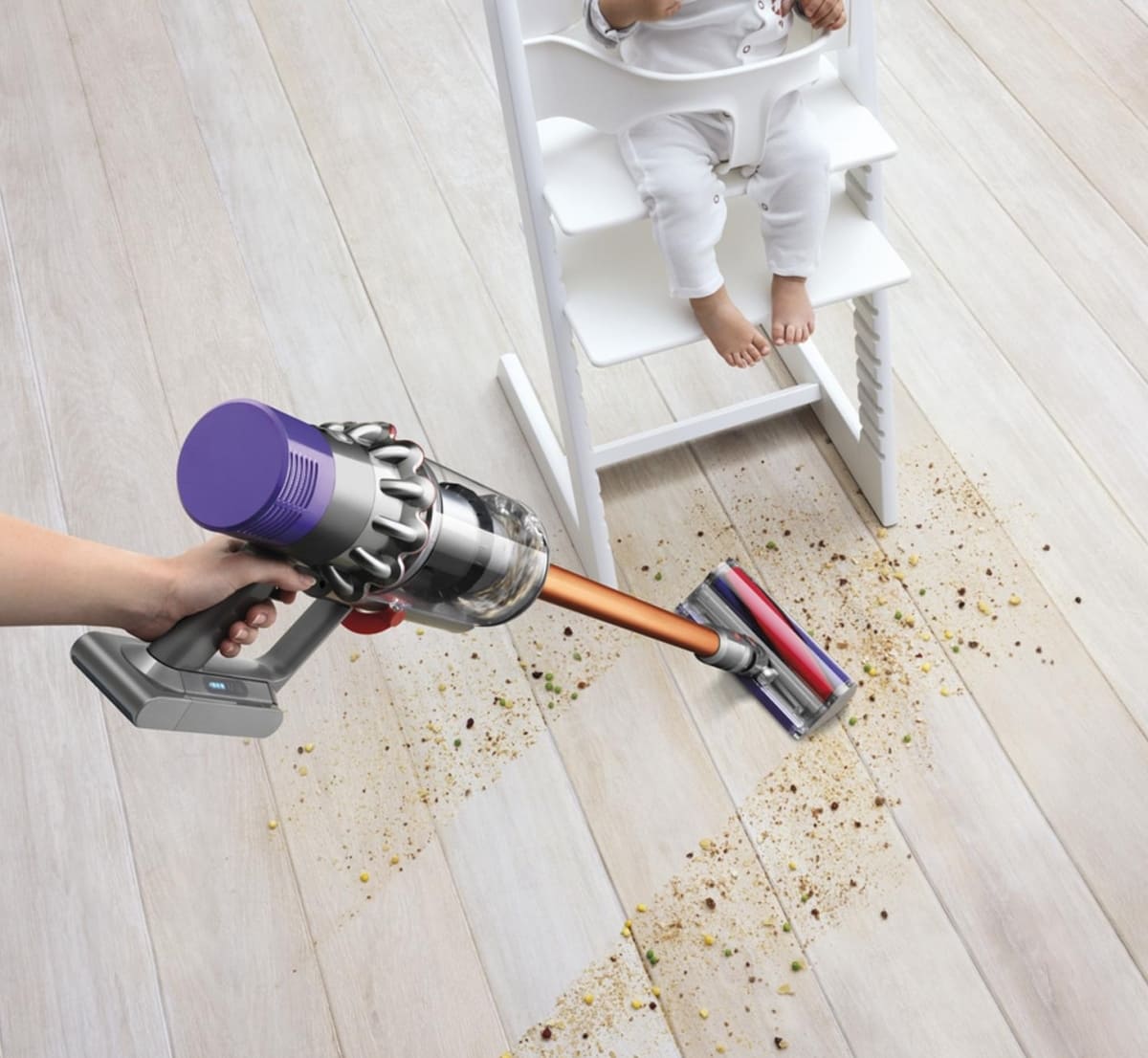 El aspirador de escoba Dyson V10 2 en 1 en Carrefour