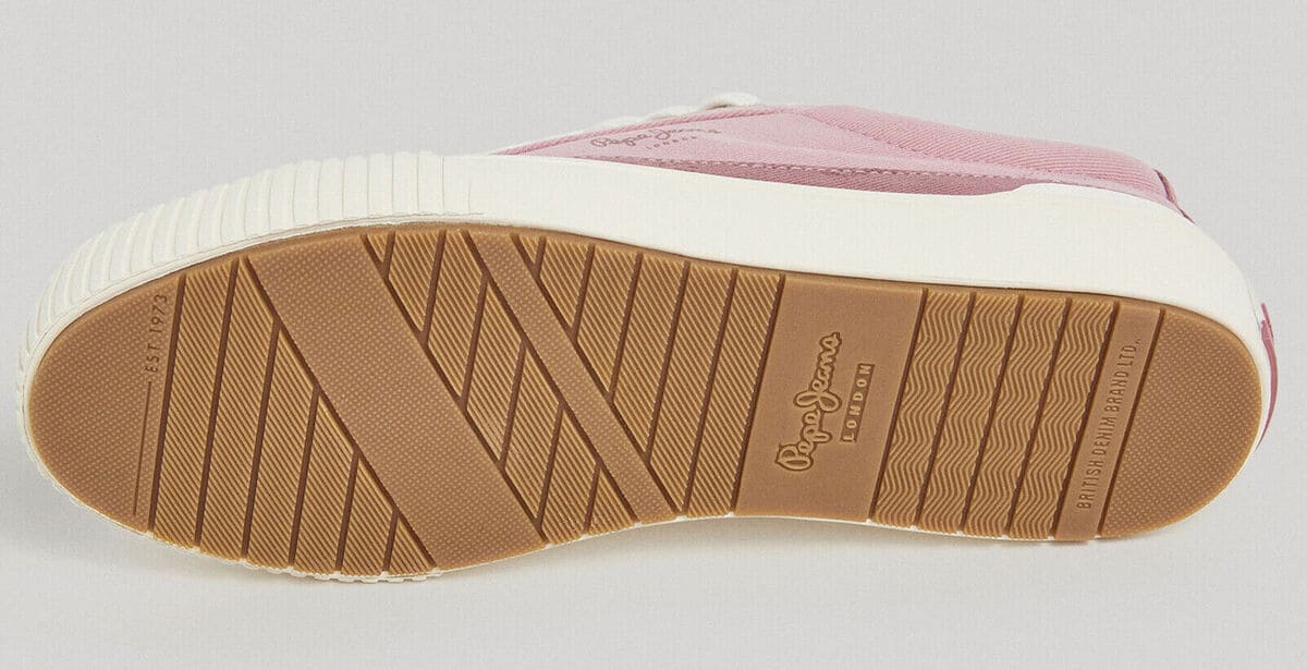 Las zapatillas de algodón con suela Cupsole de Pepe Jeans