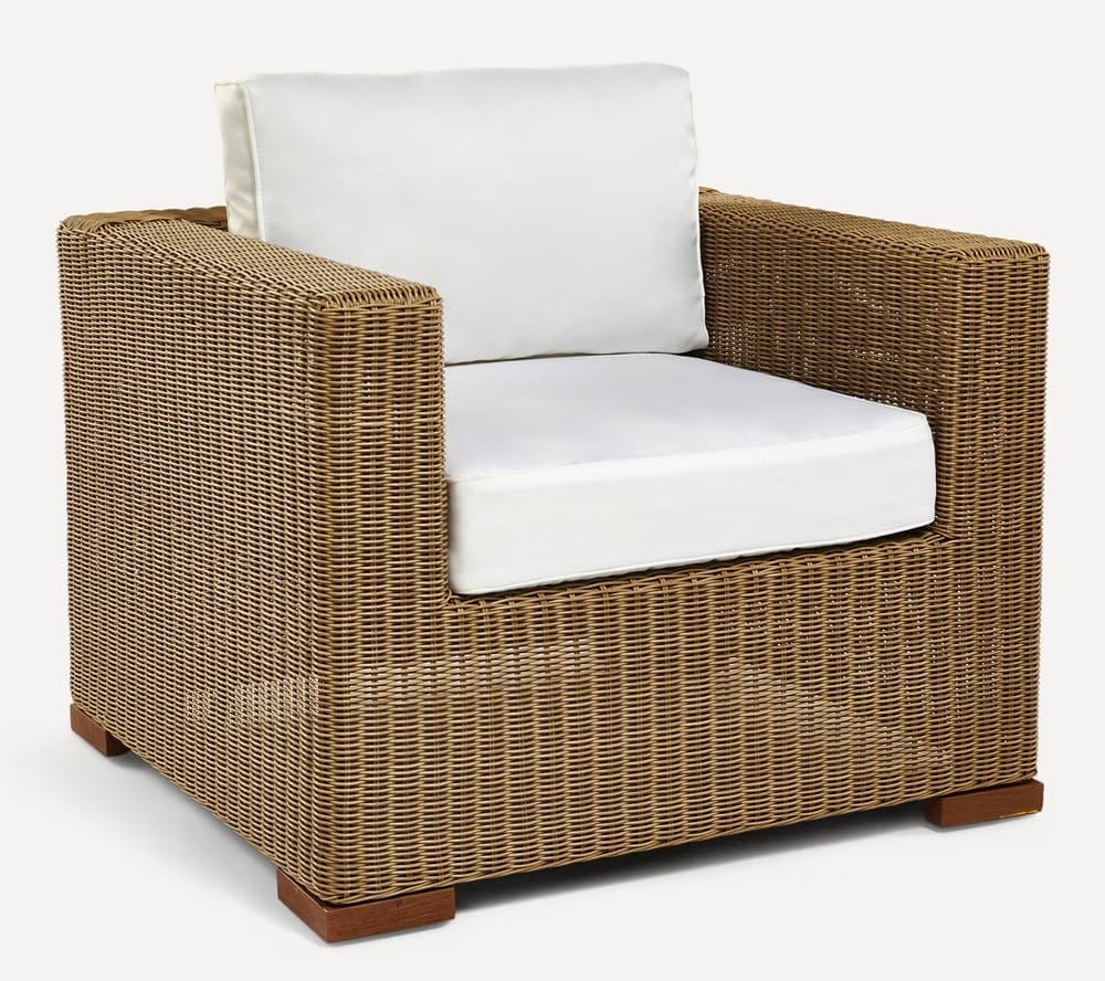 El sillón de fibra sintética Keros de El Corte Inglés