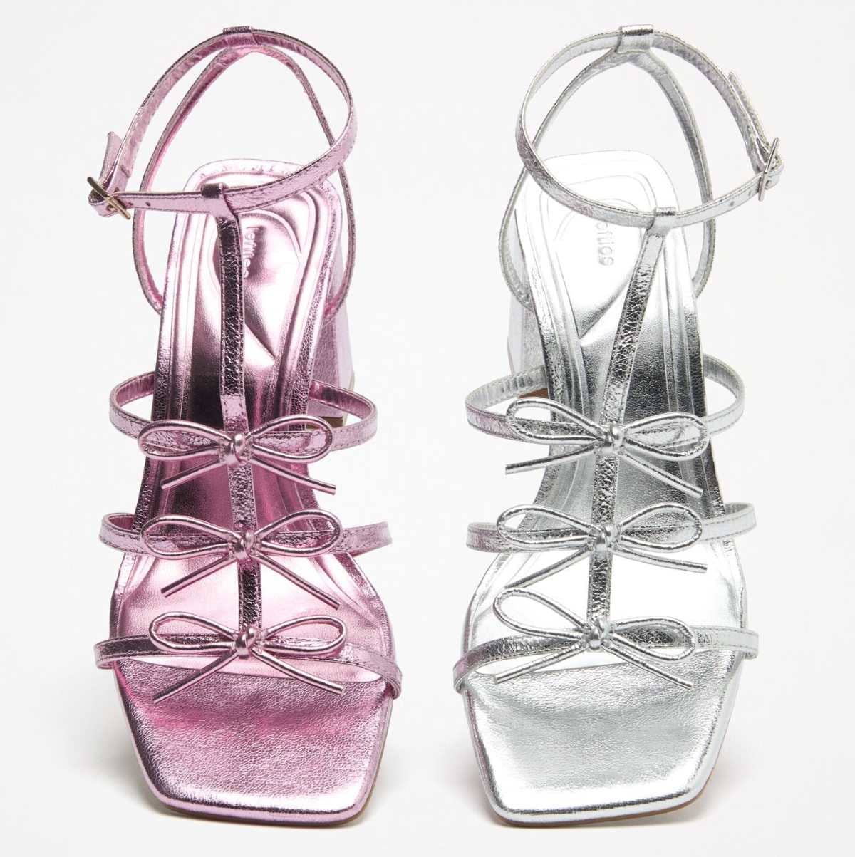 Sandalia tacón lazos de Lefties