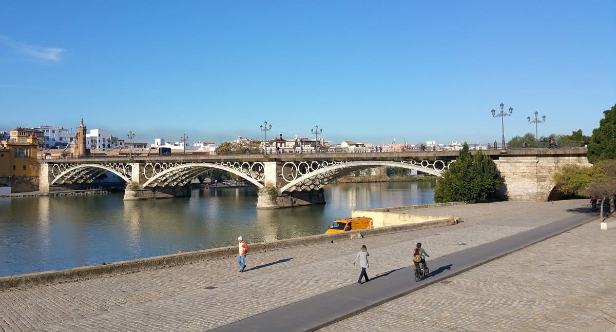 El paseo Marqués del Contadero en Sevilla