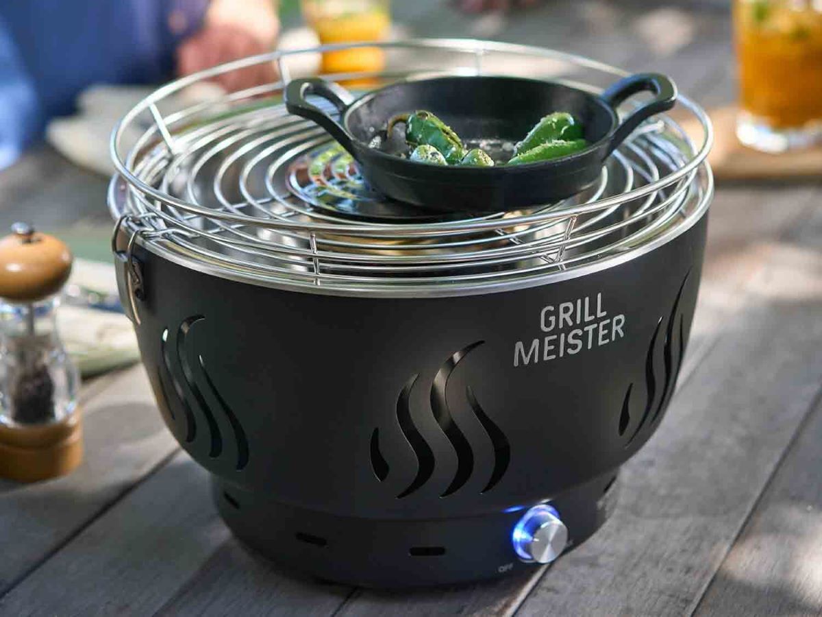 Barbacoa de carbón con ventilación activa Grill Meister de Lidl