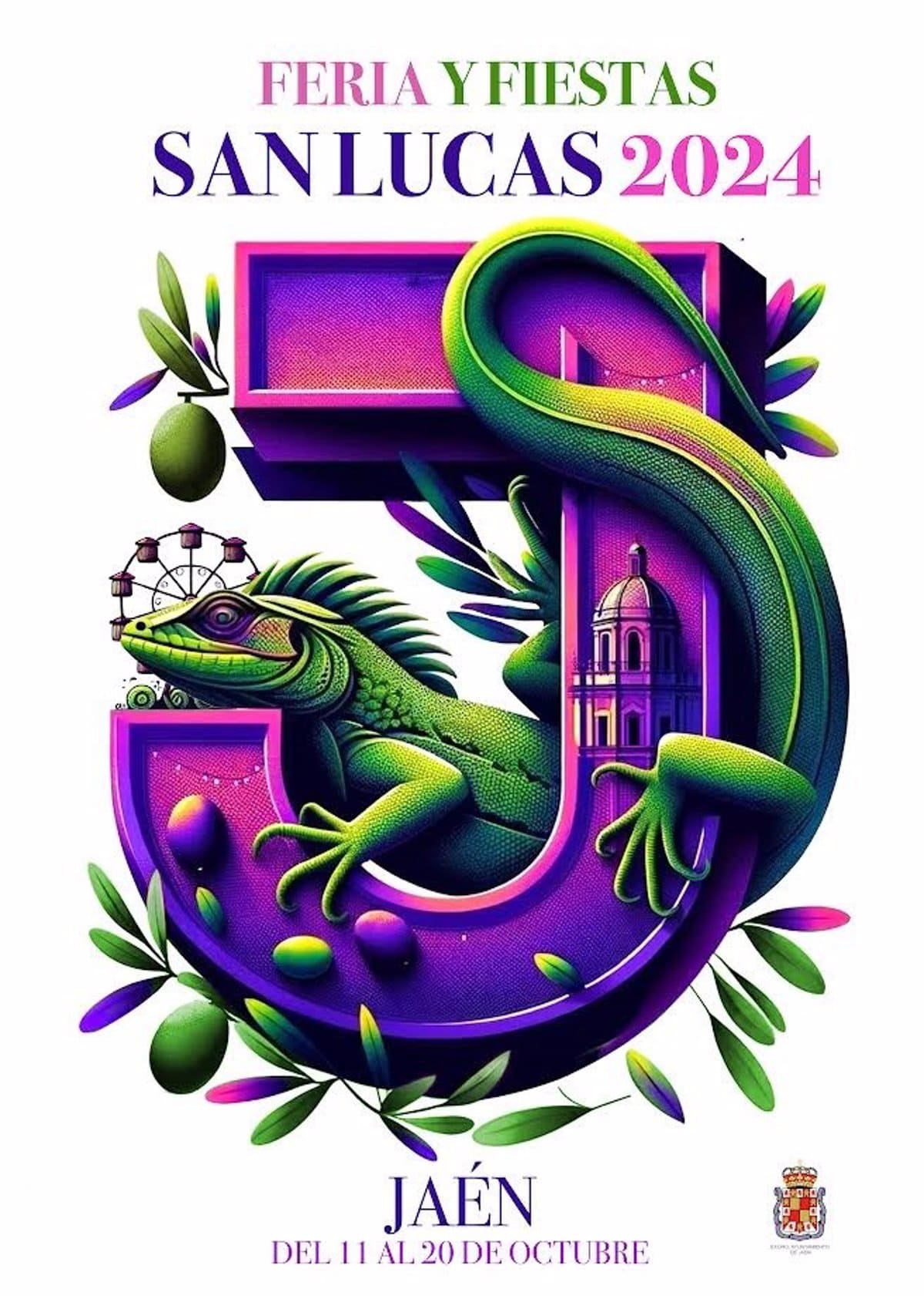 El cartel de la Feria de San Lucas de Jaén 2024