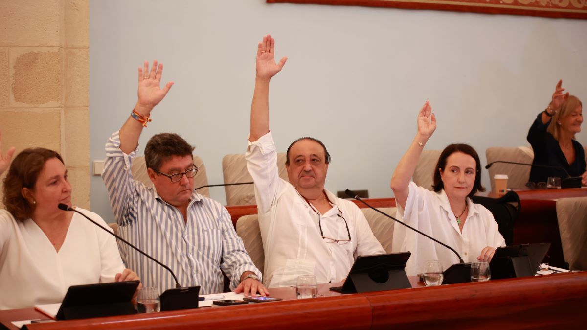 Votación en el Pleno del Ayuntamiento de Jerez | Cristo García