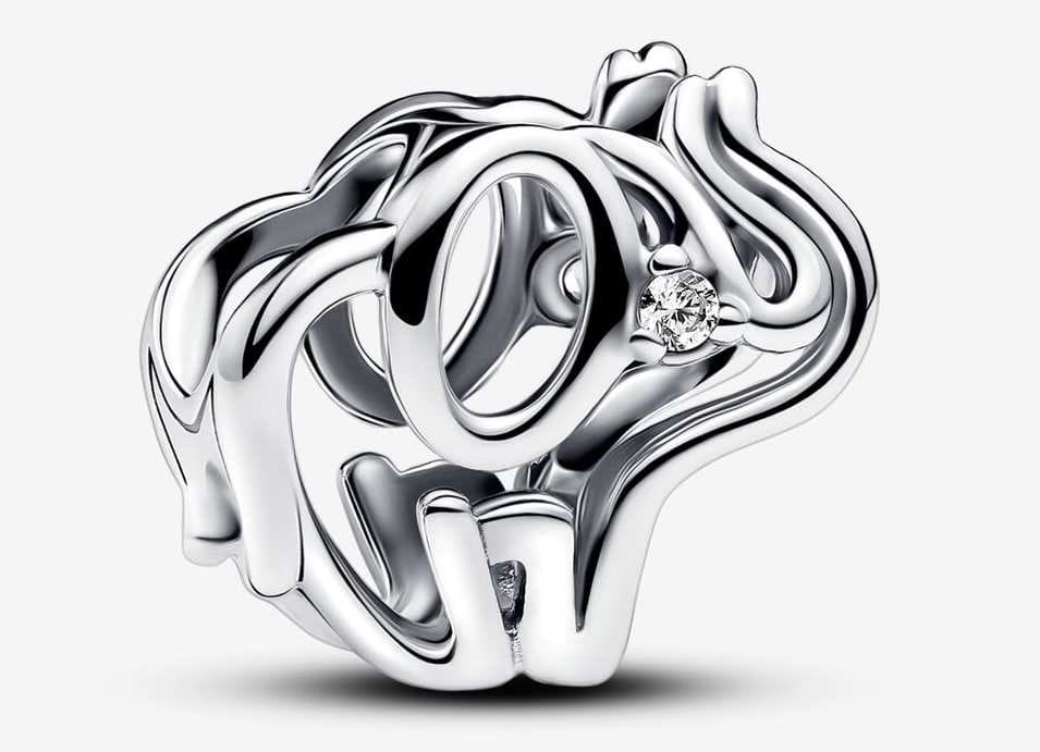 Charm Elefante en Filigrana de Pandora