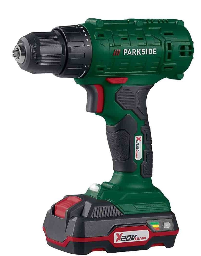 Atornilladora taladradora recargable