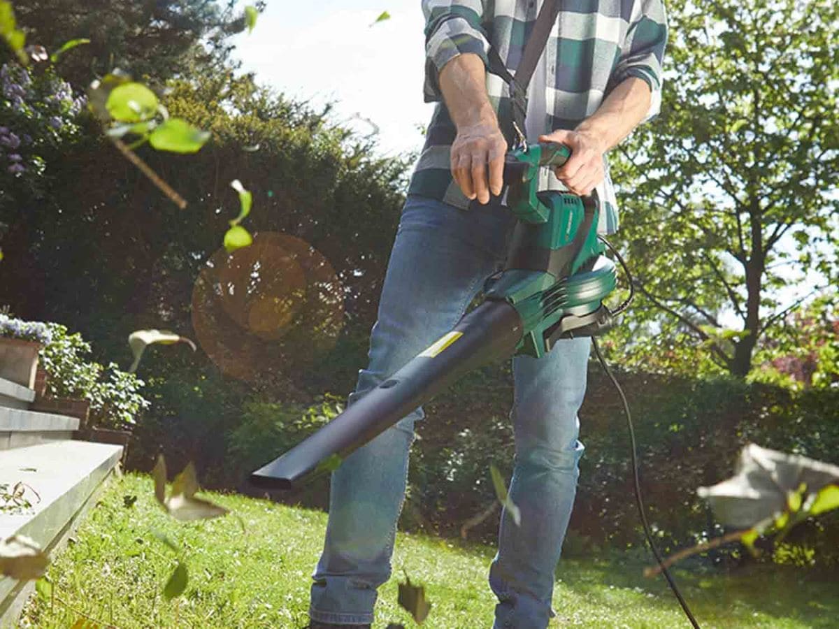 Soplador- Aspirador -  Triturador de hojas eléctrico