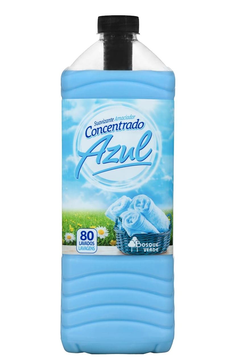 Suavizante de ropa Azul Bosque Verde concentrado
