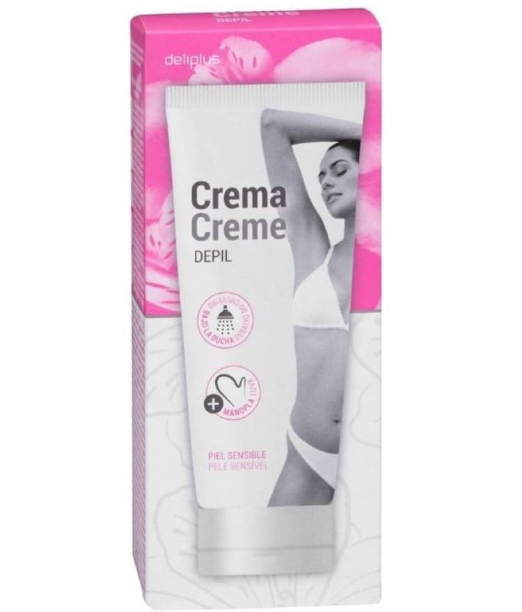 Crema depilatoria mujer para el cuerpo Deliplus